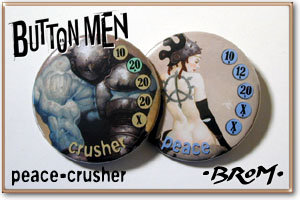 Button Men: peace - crusher