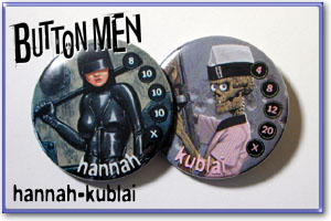 Button Men: hannah - kublai